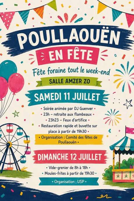 Poullaouen en Fête :  Fête Foraine ...