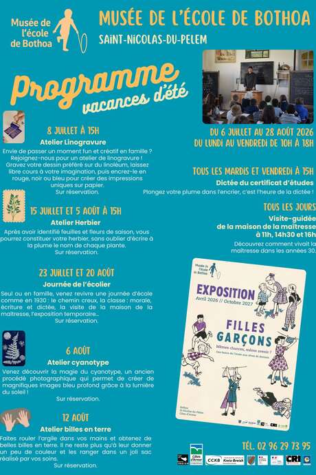 Les vacances au musée de l'école !