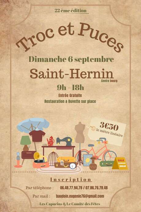 Troc et puces Saint-Hernin