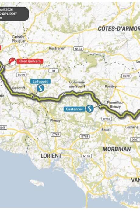 Passage du Tour de Bretagne cycliste, 4e étape