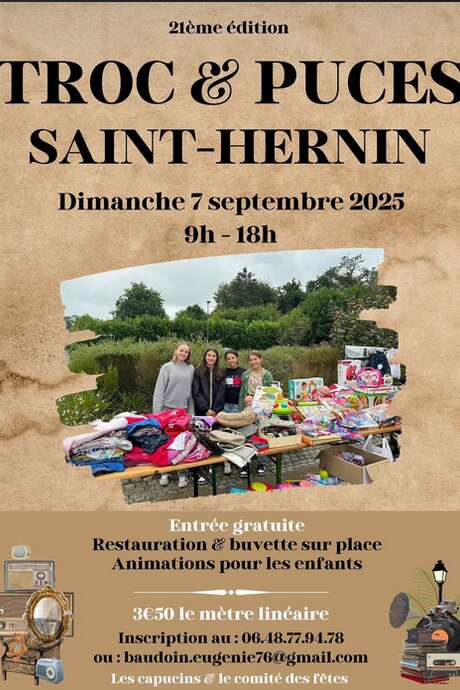 Troc et puces Saint-Hernin