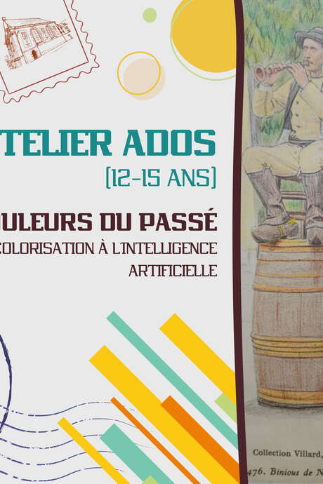 Visite/atelier ados - Les couleurs du passé : de la colorisation à l'intelligence artificielle