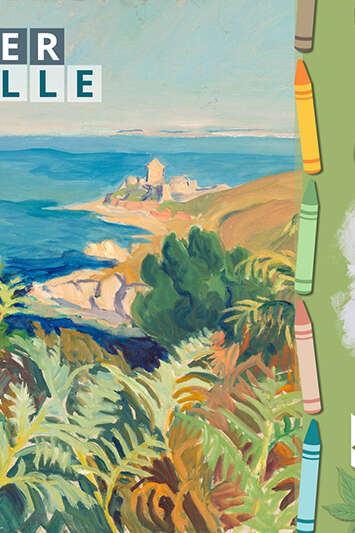 Visite-atelier famille : Paysages d'ombres et de couleurs au pastel