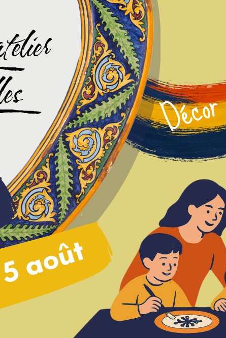 Visite/atelier famille : L'art du décor sur céramique