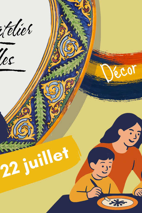 Visite/atelier famille : L'art du décor sur céramique
