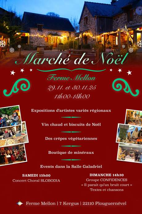 Marché de Noël à la ferme Mellon Marché de Noël à la ferme Mellon