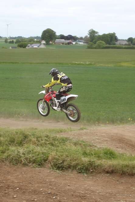 Moto-Cross, démonstration de motos anciennes