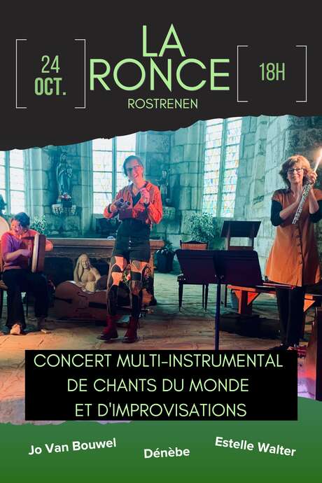 Concert à la Ronce - chants du monde et impro multi-instrumental