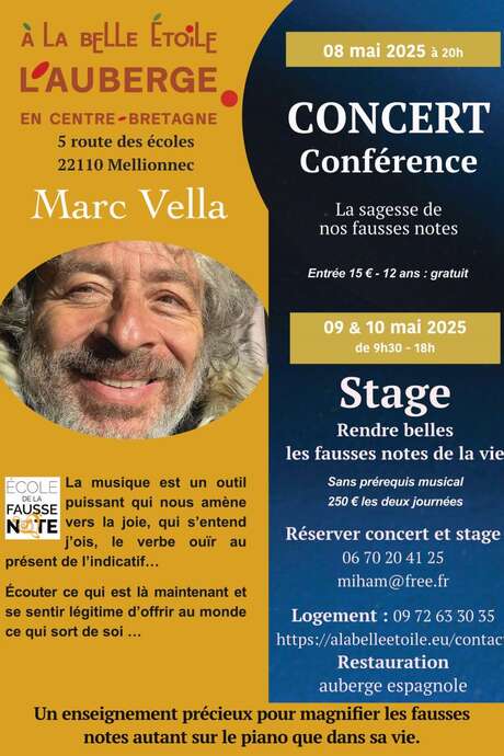 Concert Conférence de Marc Vella