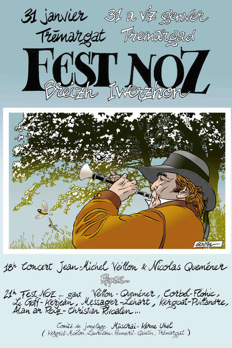 Concert de musique irlandaise, repas et fest-noz