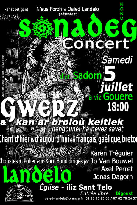 Concert Sonadeg Gwerz & Kan ar broioù keltiek