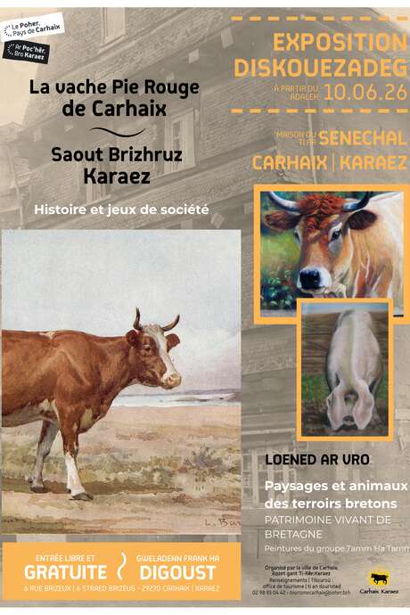 La Pie Rouge et animaux des terroirs bretons