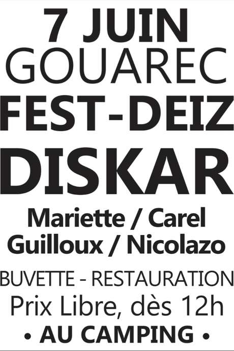 Fest-Deiz avec Diskar // Camping de Gouarec