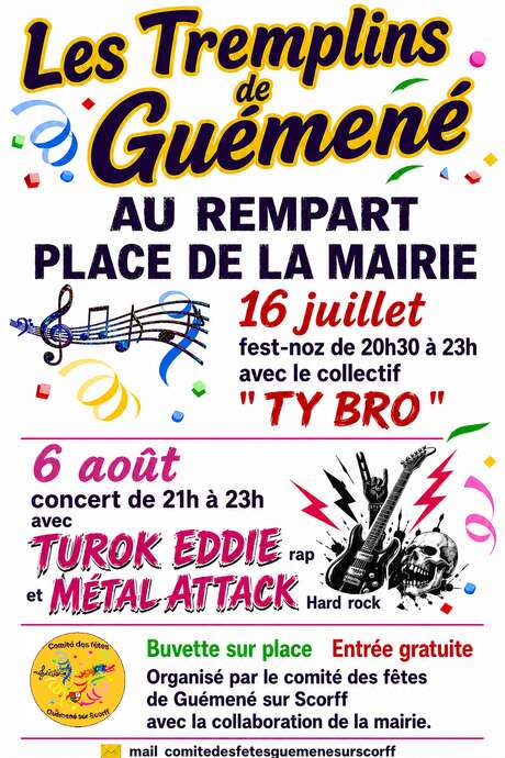 Les tremplins de Guémené