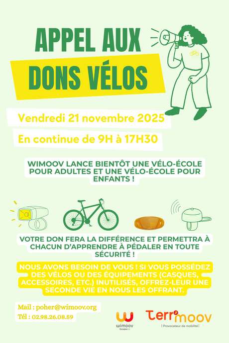 Maison de la Mobilité : Don vélo !!