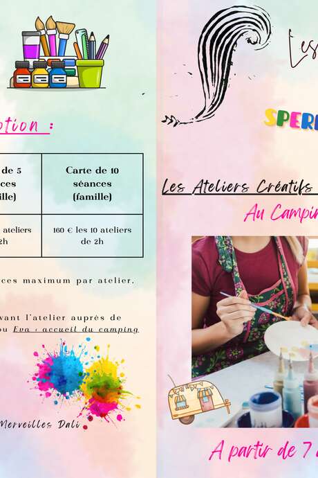 Les Ateliers créatifs de la semaine