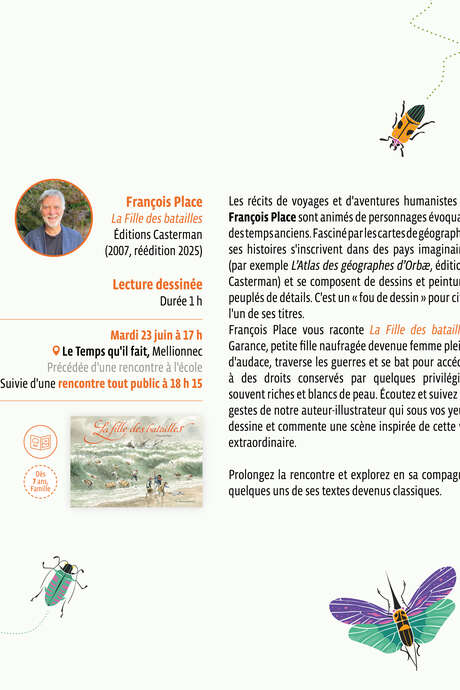Lecture dessinée et Rencontre avec François Place