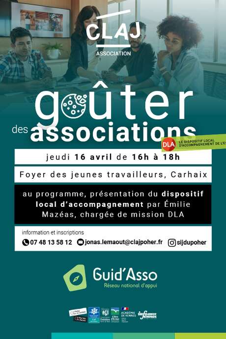 CLAJ : Goûter des associations