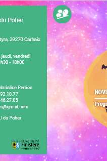 CLAJ : Programme pour Adultes et familles Novembre 2025