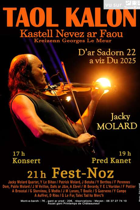 Concert, repas, Fest noz Taol Kalon Concert, repas, Fest noz Taol Kalon