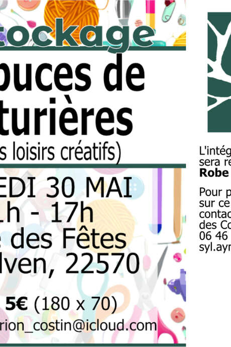 Les puces de couturières (et des loisirs créatifs)