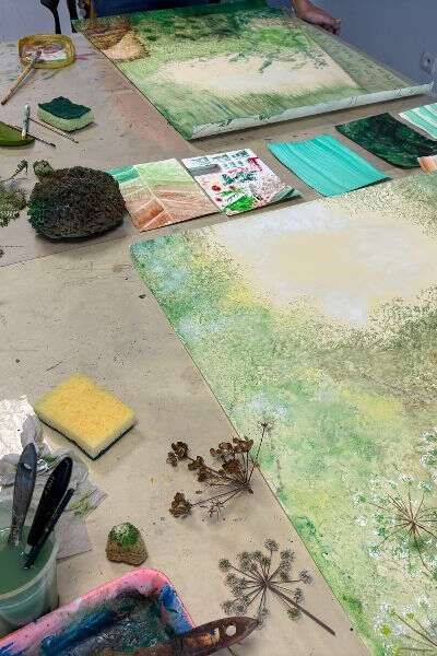 Atelier "Décor fresque végétale" animé par Aurélia Ravel