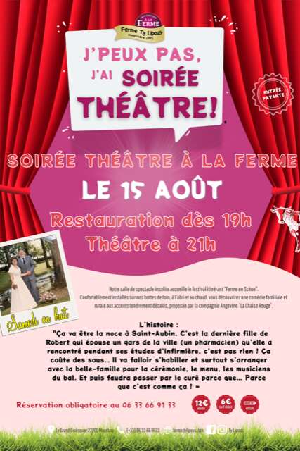 Soirée thêatre à la ferme