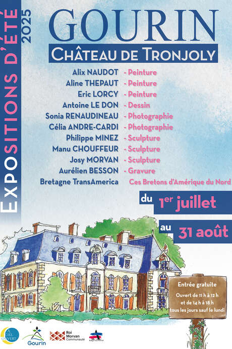 Exposition d'été au château de Tronjoly