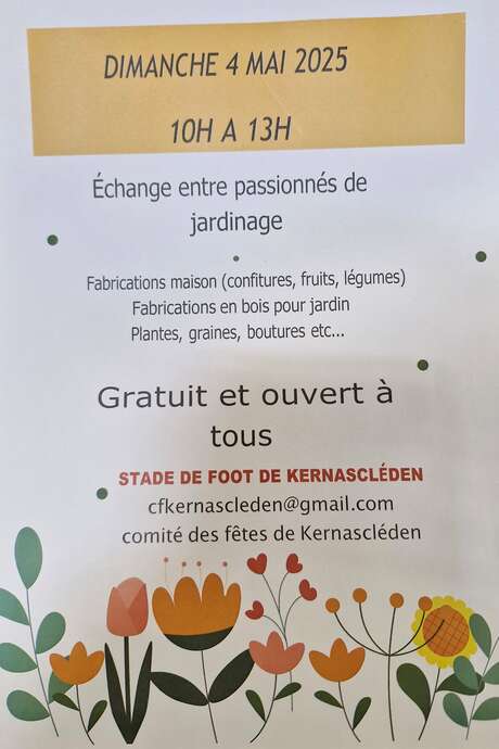 Echange entre passionnés de jardinage