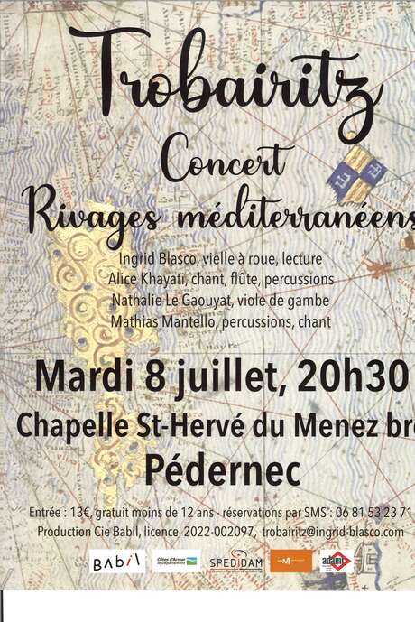 Concert Trobairitz - Rivages méditerranéens