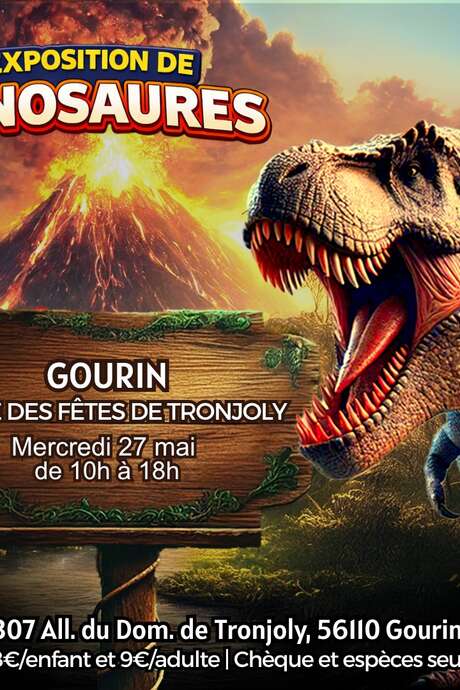 Exposition de dinosaures