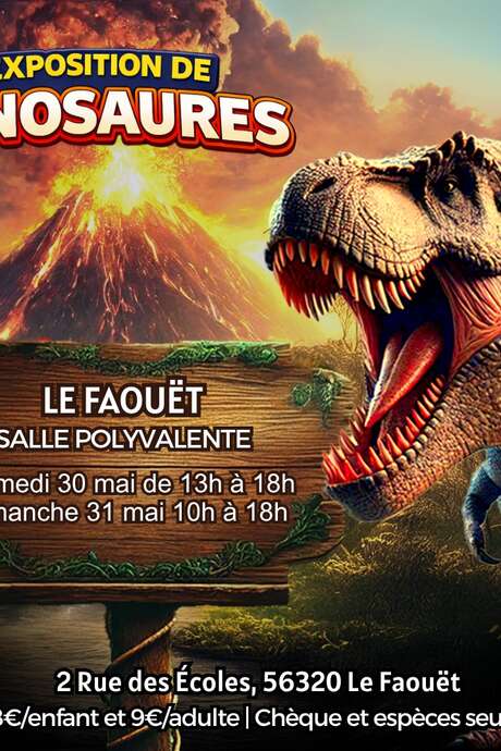Exposition de dinosaures