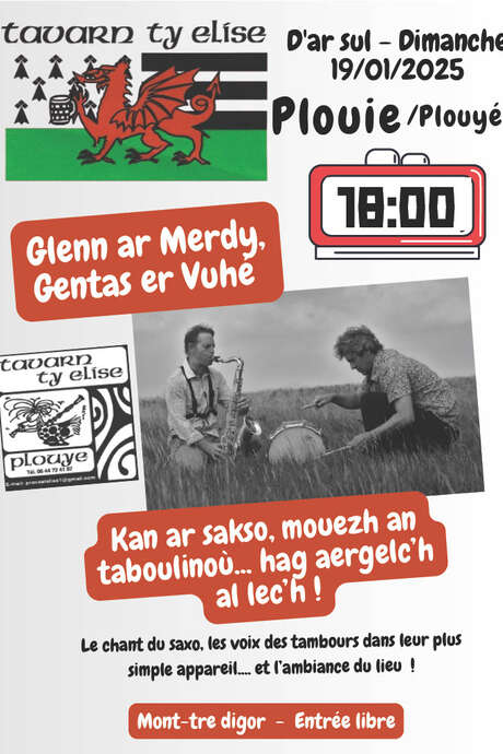 Concert de Glenn Le Merdy et Gildas Le Buhé