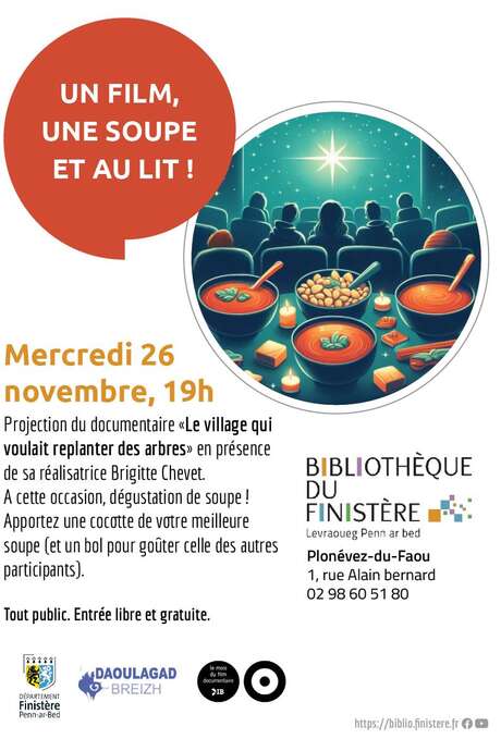 Un film, une soupe et au lit!