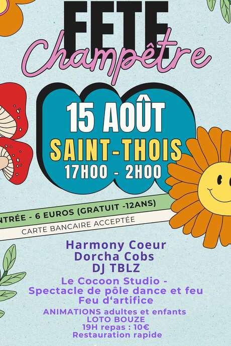 La fête champêtre du 15 août 2025