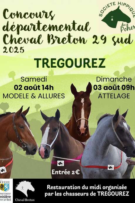 concours départemental Cheval Breton 29 sud