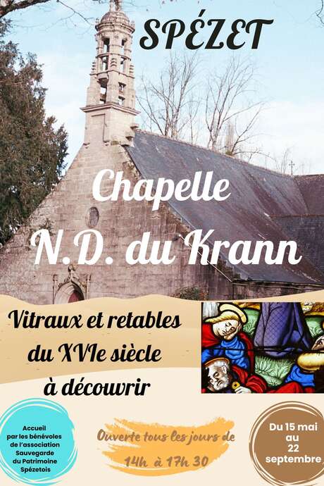 Chapelle Notre Dame Du Krann: vitraux et retables du XVI siècle