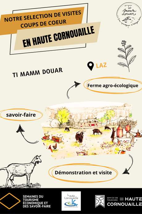 Visite guidée de la ferme agro-écologique de Ti Mamm Douar: Semaines du tourisme économique et des savoir-faire
