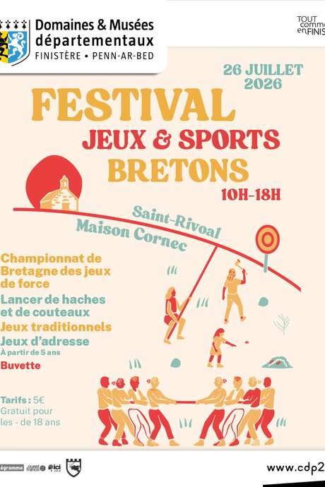 Festival des Jeux et sports Bretons à l'Ecomusée des Monts d'Arrée à Saint-Rivoal.