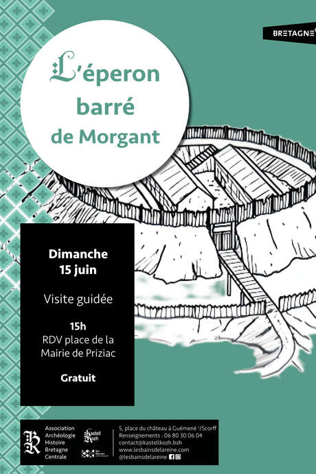 L'éperon barré de Morgant en Priziac L'éperon barré de Morgant en Priziac