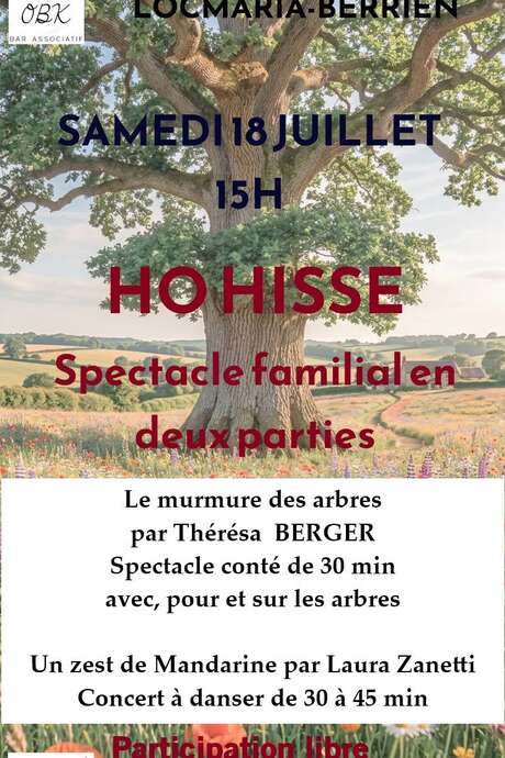 Bar OBK : Ho Hisse, spectacle familial