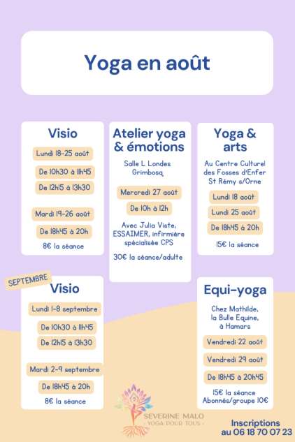 Atelier Yoga et émotions