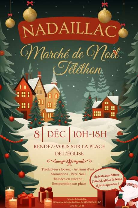 Marché de Noël et Téléthon de Nadaillac