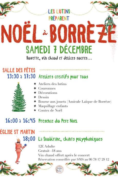 Fête de Noël à Borrèze