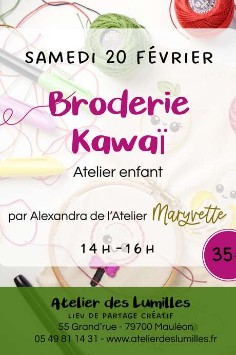 Atelier - Broderie Kawai