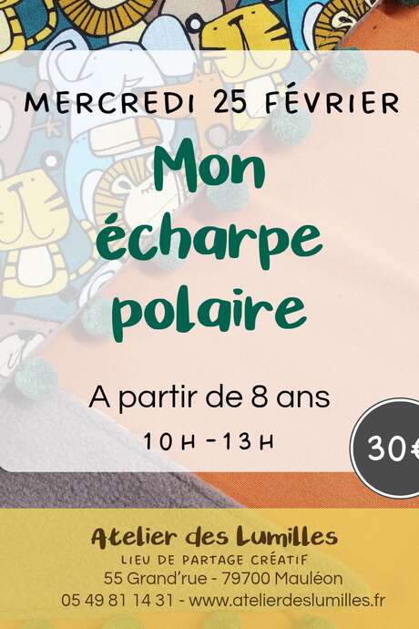 Atelier - Echarpe à pompons