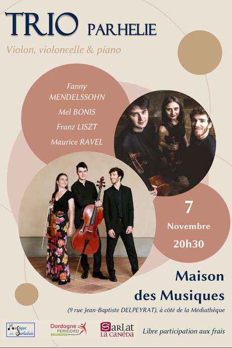 Concert du trio Parhélie