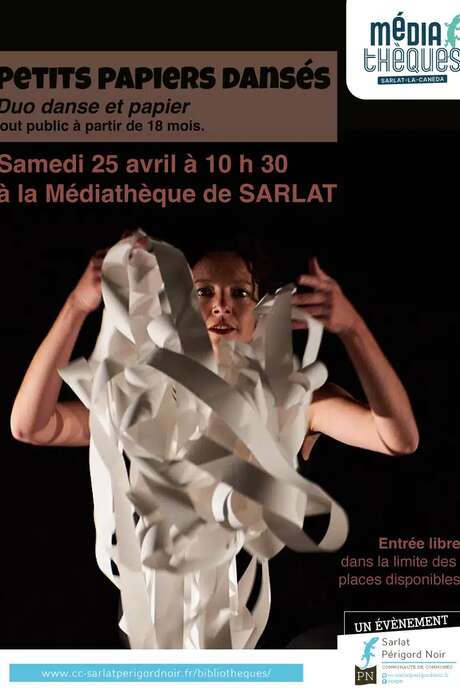 Duo de danse : "PETITS PAPIERS DANSÉS"