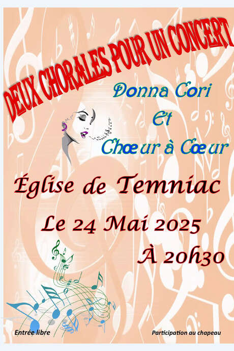 Concert de Donna Cori & Choeur à coeur