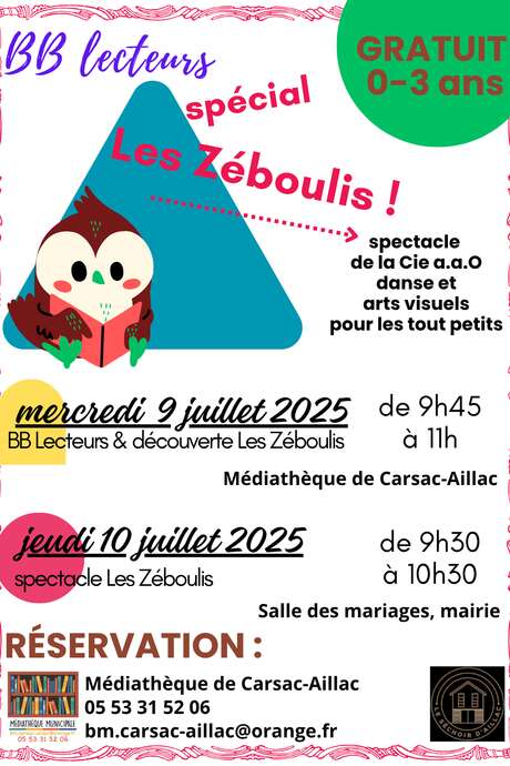 BB Lecteurs spécial Les Zéboulis – Carsac-Aillac